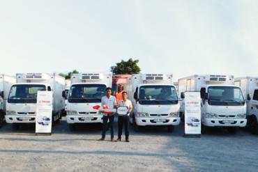 Công ty TNHH MTV Dịch vụ vận tải Tân Bảo An đầu tư lô 10 xe đông lạnh Thaco Frontier140